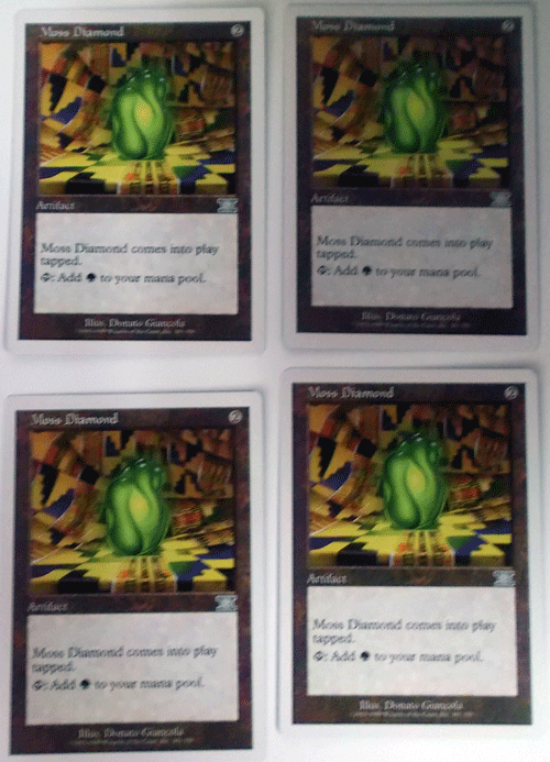 Aucru Com Mtg英語4枚セット Moss Diamond苔色のダイアモンド 第六版 アンコモン Aucru Com Mtg英語4枚セット Moss Diamond苔色のダイアモンド 第六版 アンコモン