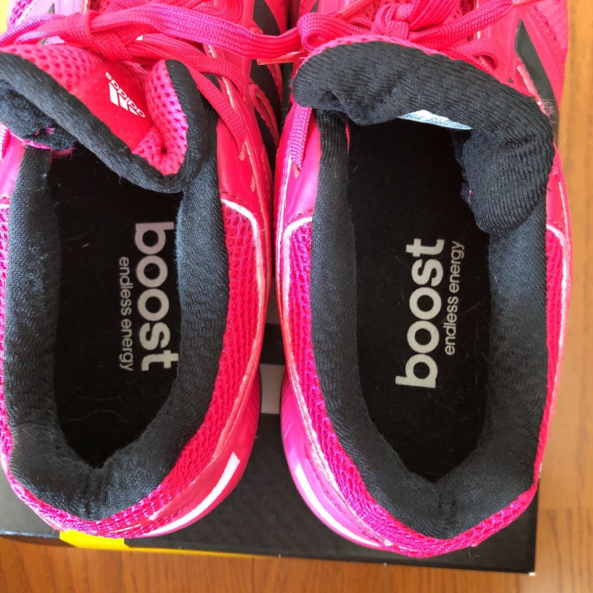 adidas アディダス ランニングシューズ  boost 25.0cm ピンク