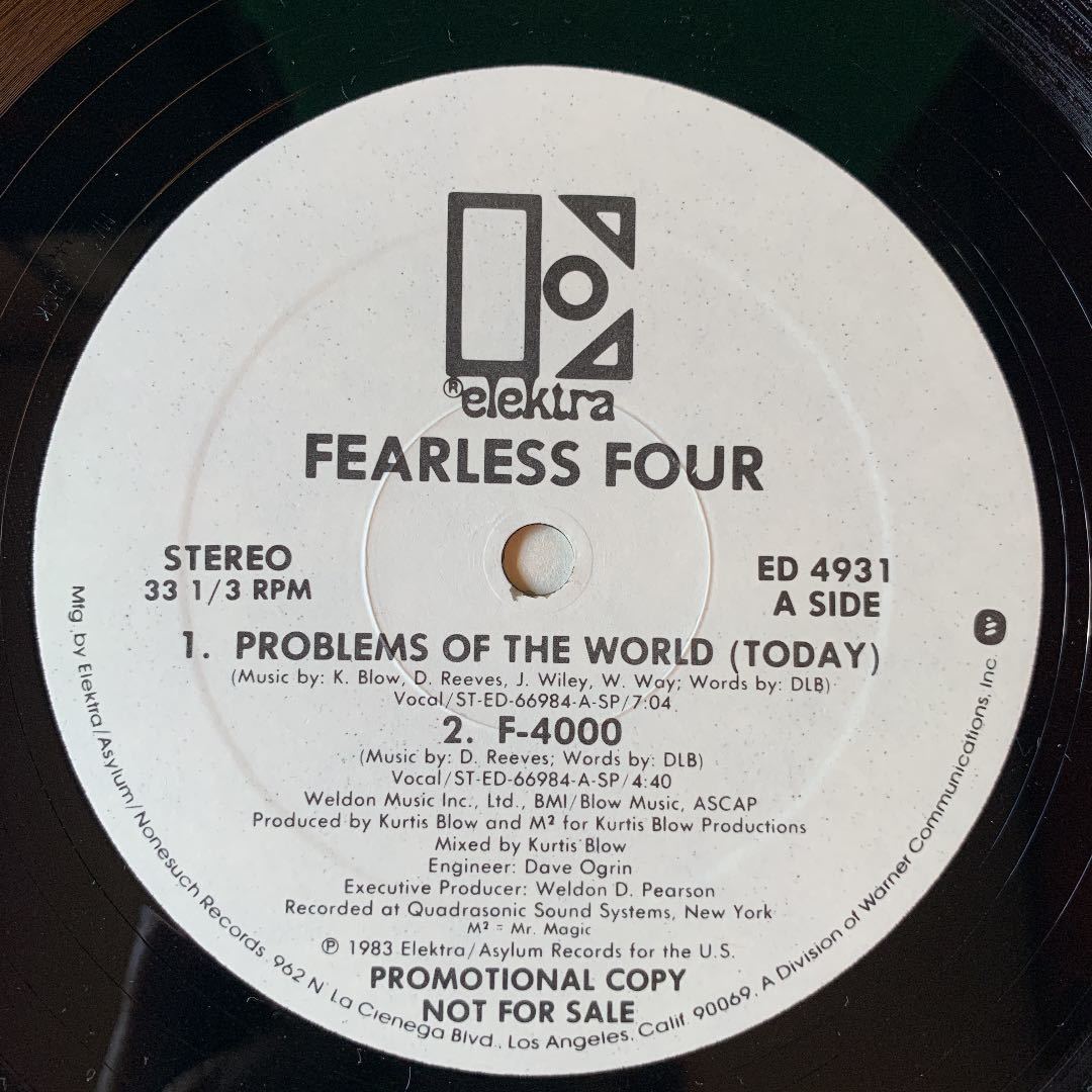 ◆US◆The Fearless Four◆Problems Of The World◆_画像3