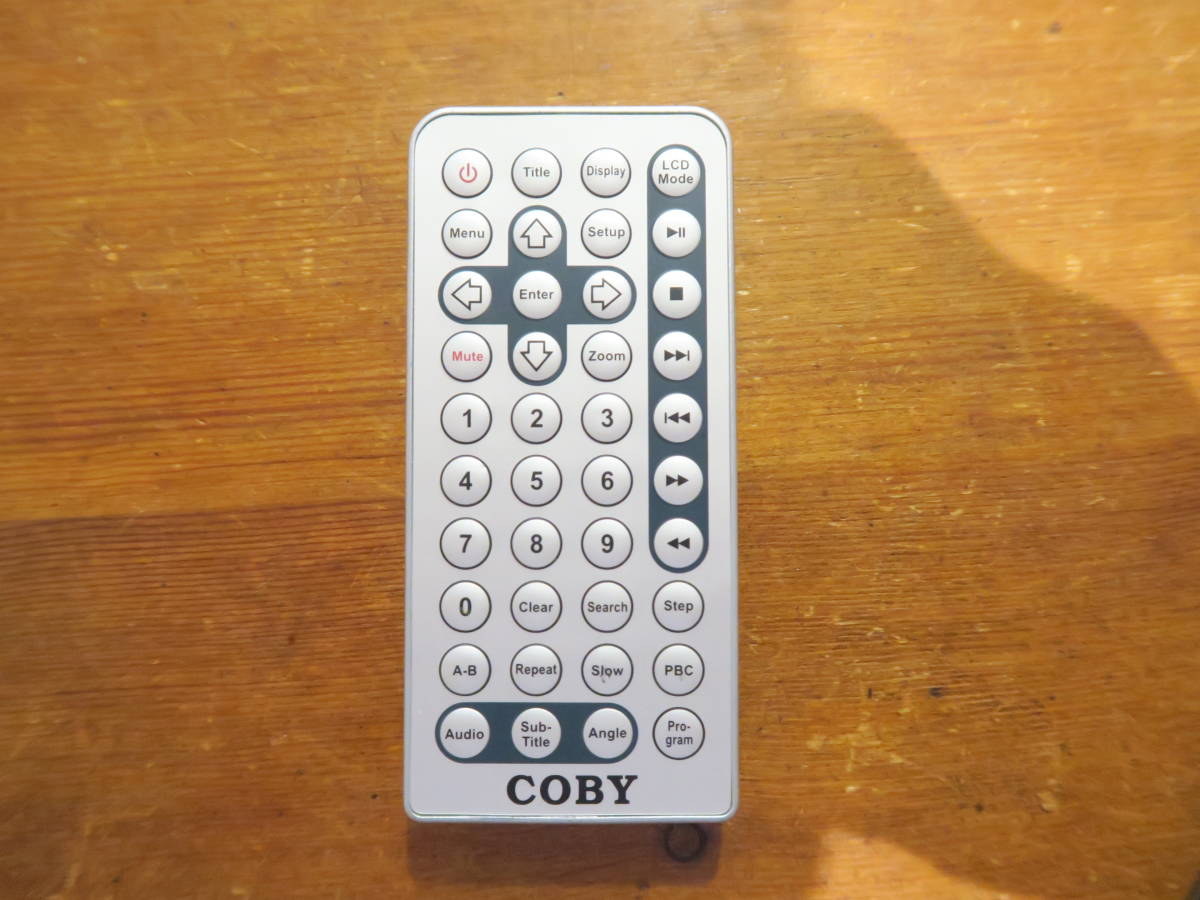 COBY#DVD player #JX-2001C for remote control # used # operation verification ending 