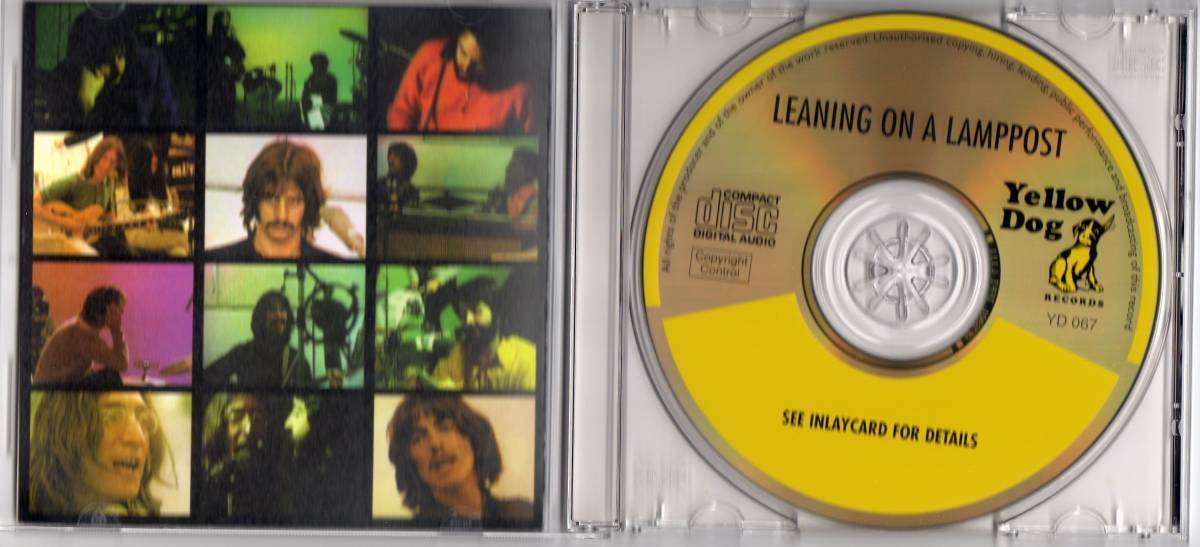 ゴールド CD【LEANING ON A LAMPPOST（YELLOW DOG）】Beatles ビートルズ_画像4