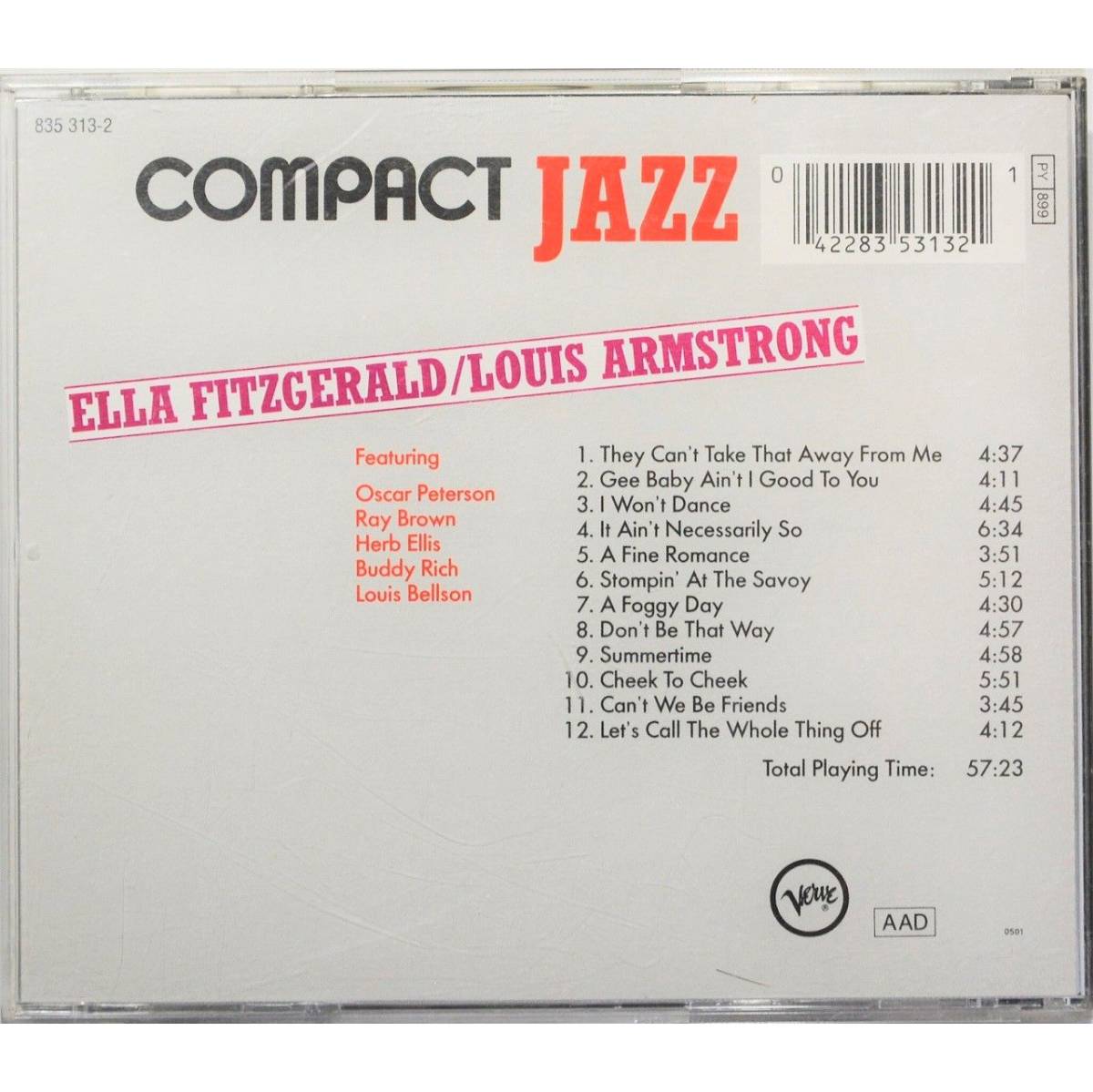 ヤフオク Ella Fitzgerald Louis Armstrong Compact J