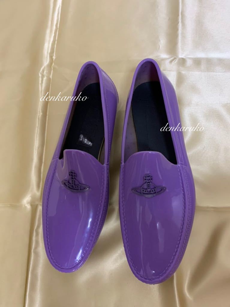  не использовался * с коробкой * Raver обувь *o-b* Vivienne Westwood MAN Италия производства размер 44* violet *orbo-vu