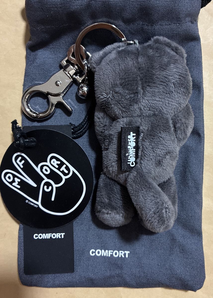 ラストCOMFORT MUNK KeyRing ぬいぐるみ キーホルダー グレー COMFORT MUNK KeyRing ぬいぐるみ キーホルダー グレーまるに