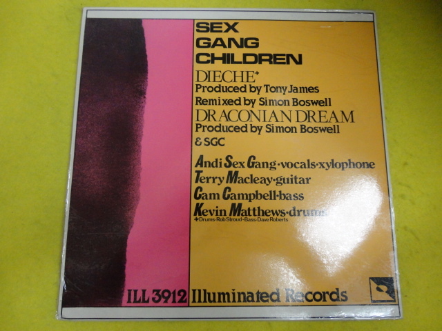 Sex Gang Children - Dieche シュリンク未開封 レア PUNK GOTH ROCK 12 Illuminated Records ILL 3912 　視聴_画像2