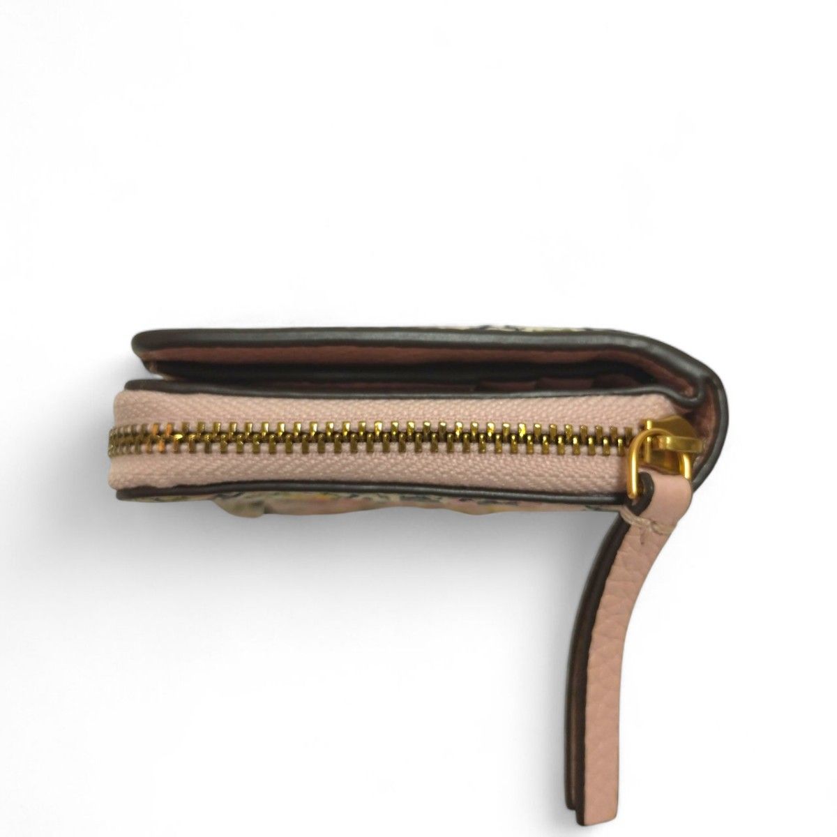 Tory Burch* ロゴ レザー メタリック 二つ折り財布 ゴールド 日本未発売 TORY BURCH トリーバーチ レザー 二つ折財布