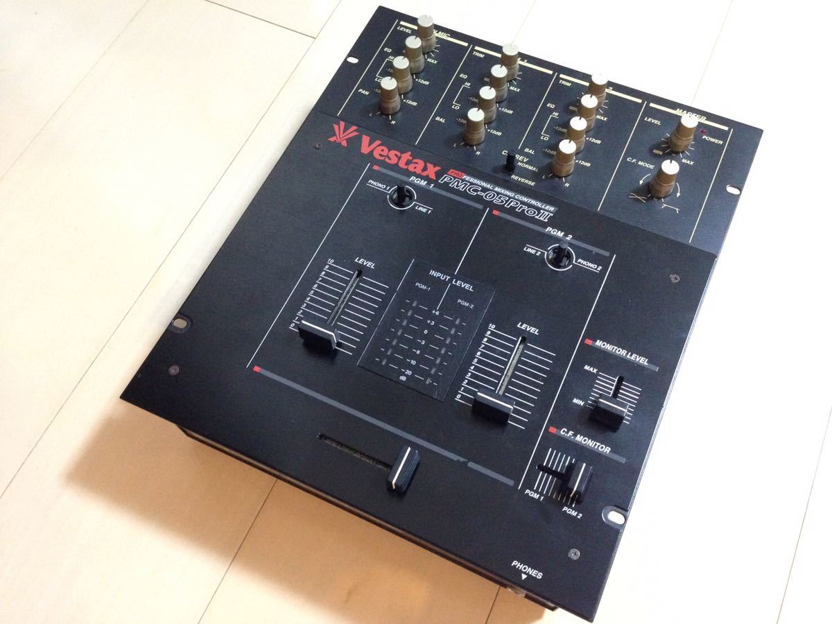 be start ksVestax PMC05pro Ⅱ black panel Vintage mixer used moveable goods 