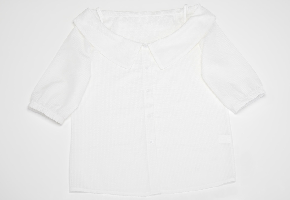 新品 AMET アメット オフショルダーシャツ ブラウス レディースM～Lサイズ38～40トップス半袖Tシャツ白ホワイトAPCカットソー キャミソール_画像2