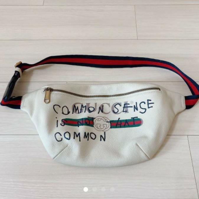 正規品 GUCCIグッチ 落書き プリントレザー ベルト バッグ 正規品 GUCCIグッチ 落書き プリントレザー ベルト バッグ