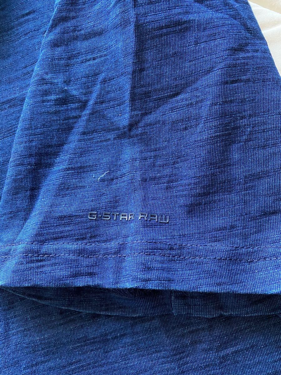 G-STAR RAW  半袖ポロシャツ　濃い青　XL