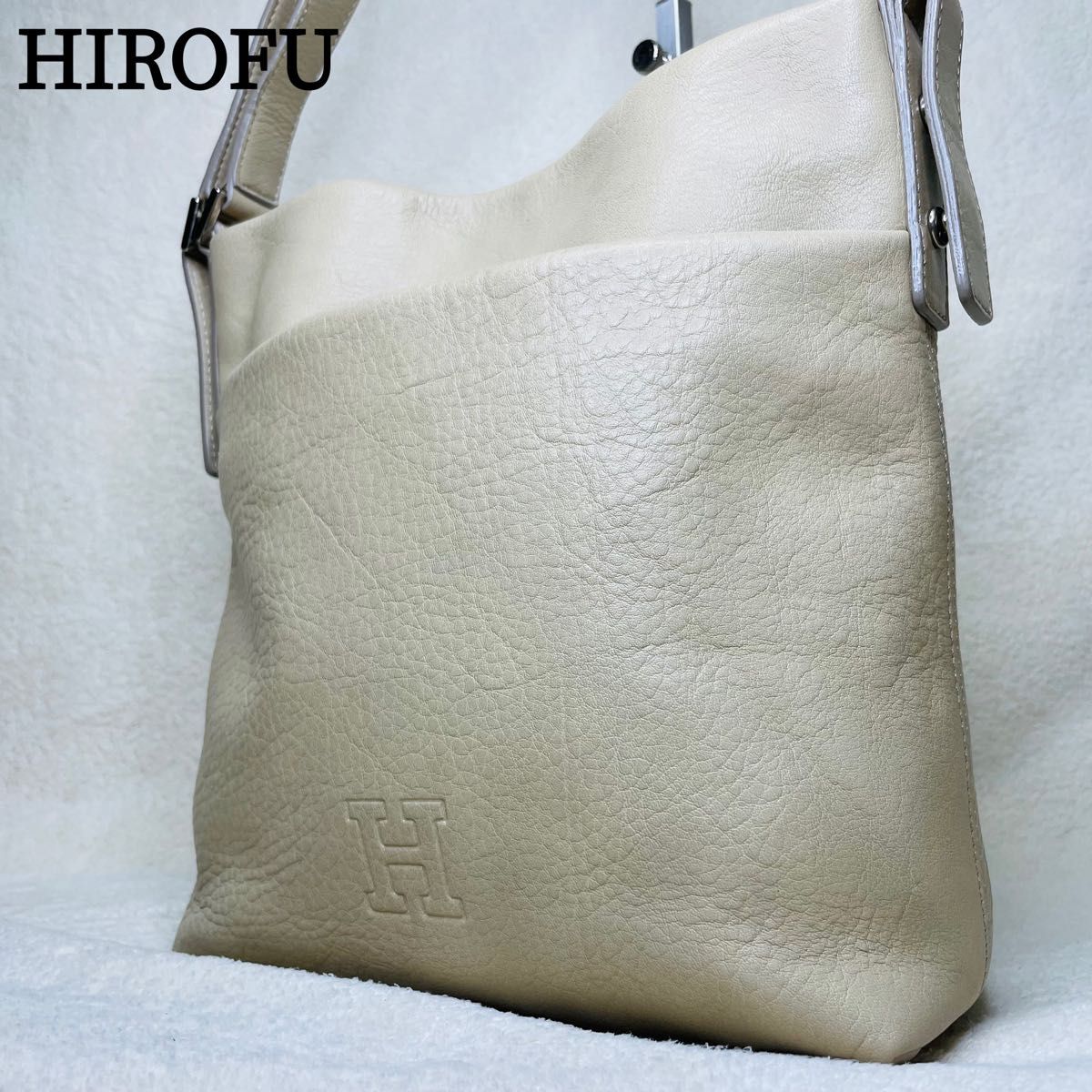 HIROFU ヒロフ ヴィータ ワンショルダーバッグ ハンドバッグ シボ革 HIROFU ヒロフ ヴィータ ワンショルダーバッグ ハンドバッグ