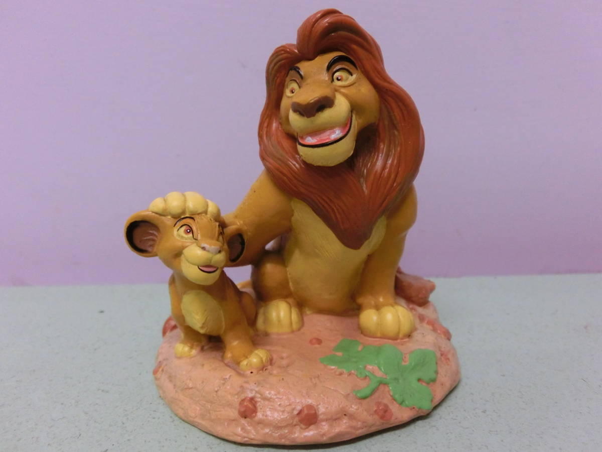 ディズニーライオンキング◆シンバ ムファサ PVC フィギュア 人形 ディズニーストア◆Disney The Lion King Simba Mufasa Vintage Figure_画像1