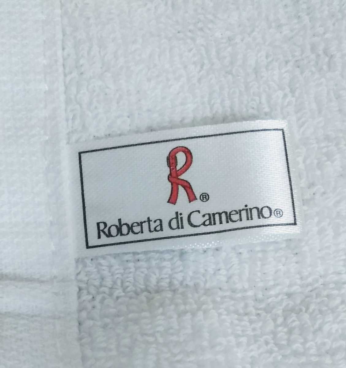即決！ 新品 Roberta di Camerino ロベルタ 美しい タオルハンカチ 2点セット 正規品_画像8