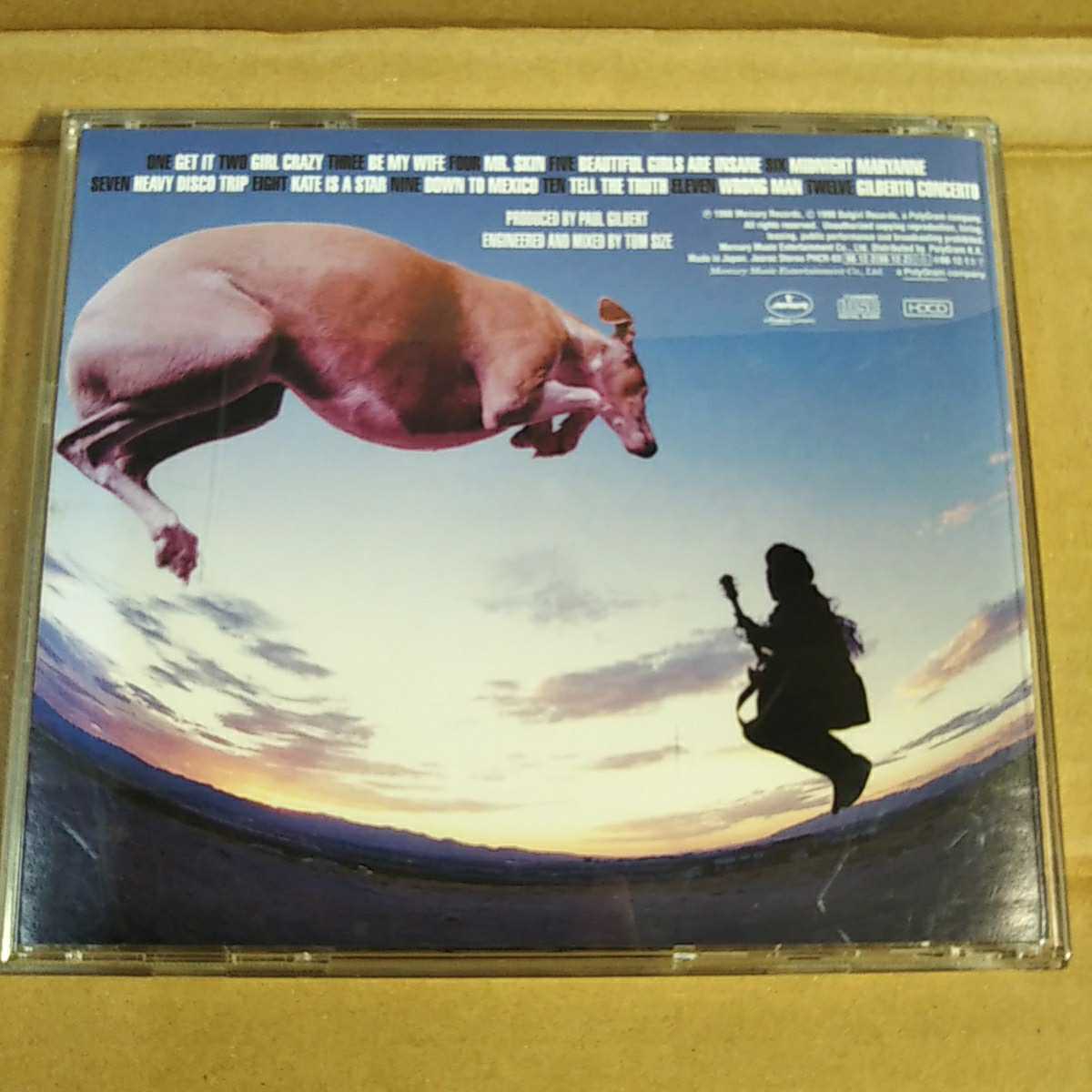 中古CD PAUL GILBERT / ポール・ギルバート『FLYING DOG』国内盤/帯無し PHCR-83【1077】