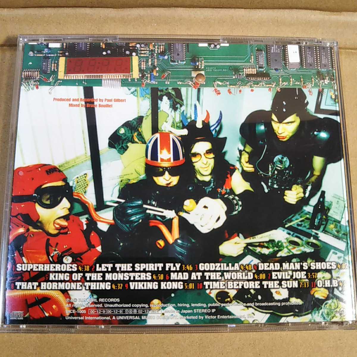 中古CD RACER X / レーサーX『SUPERHEROES』UICE-1005 国内盤/帯無し/ポール・ギルバート【1170】