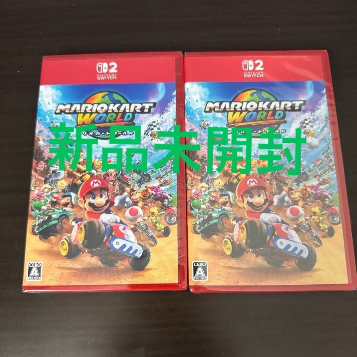 Nintendo Switch ソフト2本 新品未開封 新品未開封 マリオカートワールド switch2 ソフト 2本セット