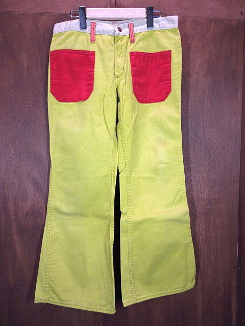  Vintage 70\'s*Peter Max × Wranglerk Lazy образец flare pants size32*200807n4-m-pnt-ot б/у одежда Wrangler pi- Tarmac shipi-