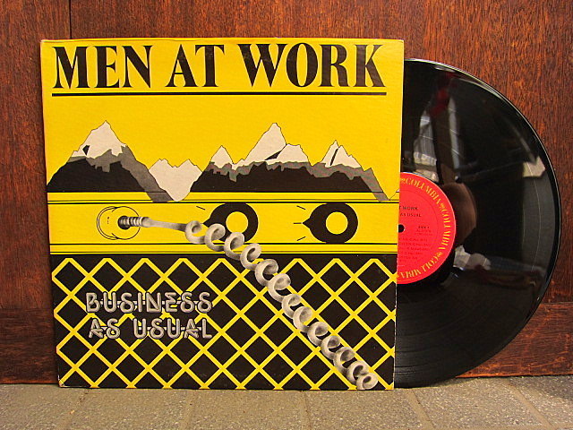 MEN AT WORK●BUSINESS AS USUAL Columbia FC 37978●200807t3-rcd-12-rkレコード12インチUS盤米LPロック82年80's米盤_画像1