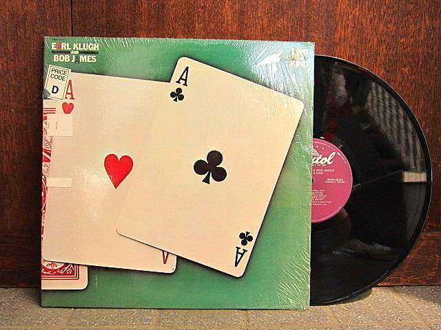 EARL KLUGH AND BOB JAMES●TWO OF A KINDシュリンク付きSMAS-12244●200808t2-rcd-12-jzレコード12インチジャズ米盤US盤米LP 80's_画像1