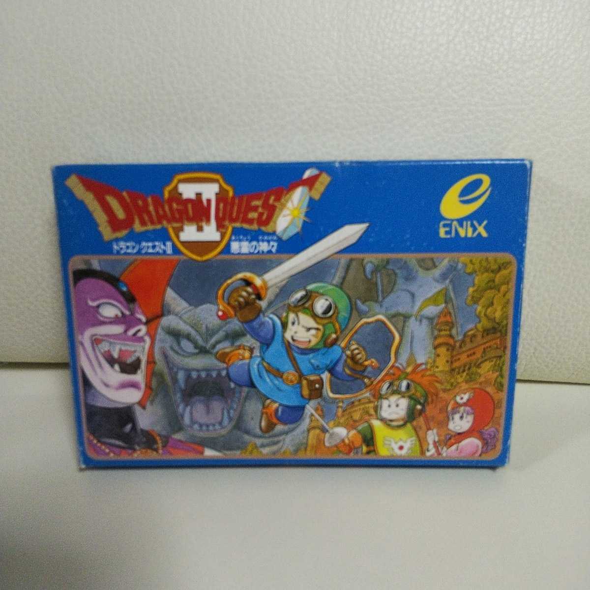 ヤフオク! - ☆後期品☆美品☆FCソフト☆ドラゴンクエストII悪霊の神々...
