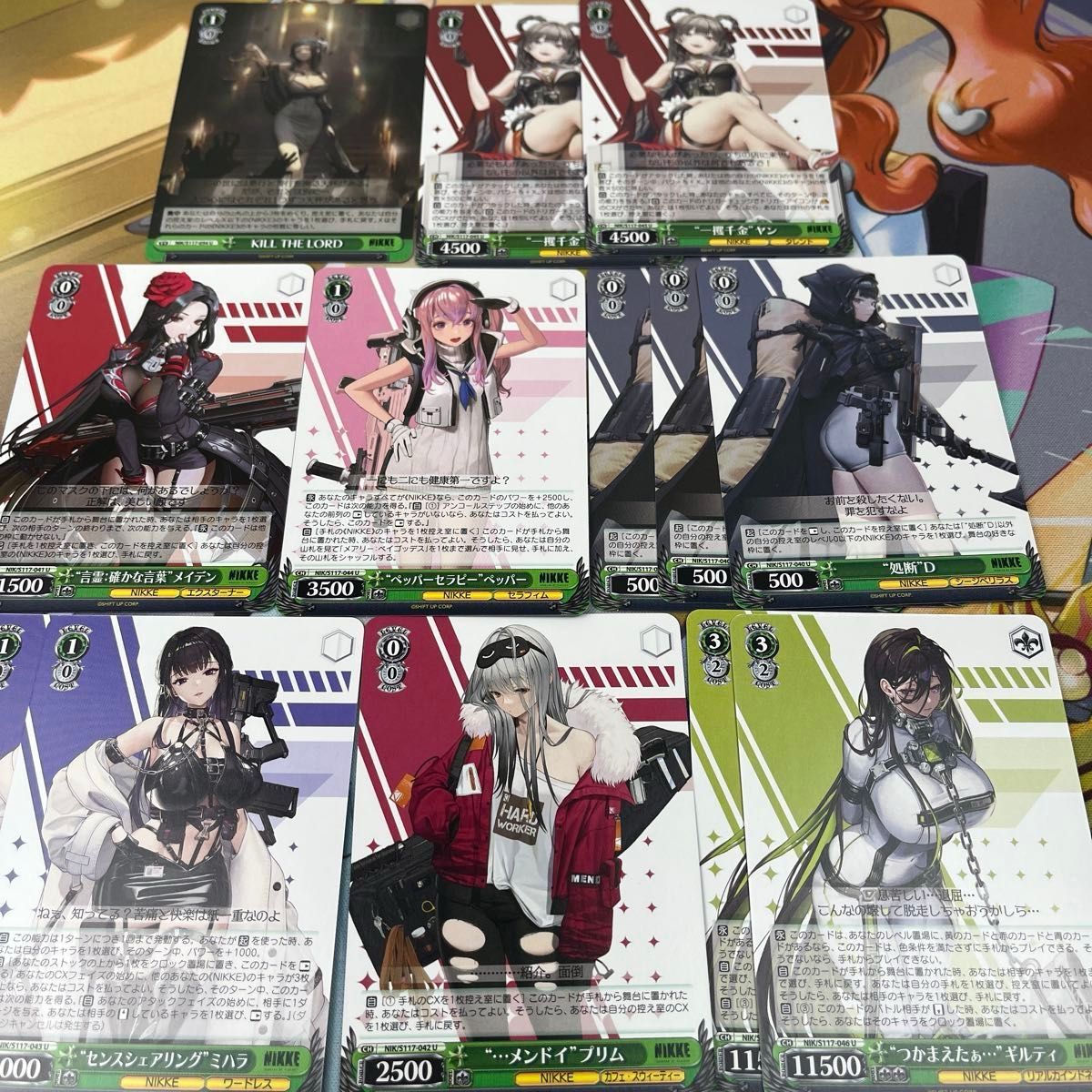 ヴァイス NIKKE ニケ 2点セット ヴァイスシュヴァルツ カード NIKKE ニケ U C TD CR 計 約388枚