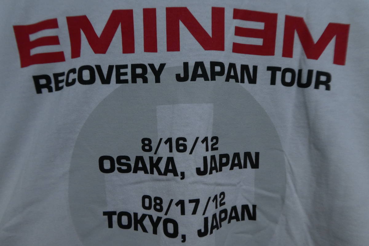 10s　エミネム　 EMINEM 　ツアー日本限定Tシャツ　2012年　ディスカバリー　ヒップホップラップT　hiphop raptee 2pac snoopdogg drdre_画像6