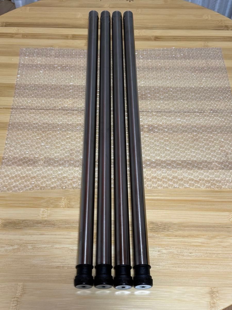 た*ご様 スノーピーク IGT脚 660mm 中古美品 4本セット 本州のみ送料 スノーピーク IGT 660脚 4本セット アイアングリルテーブル