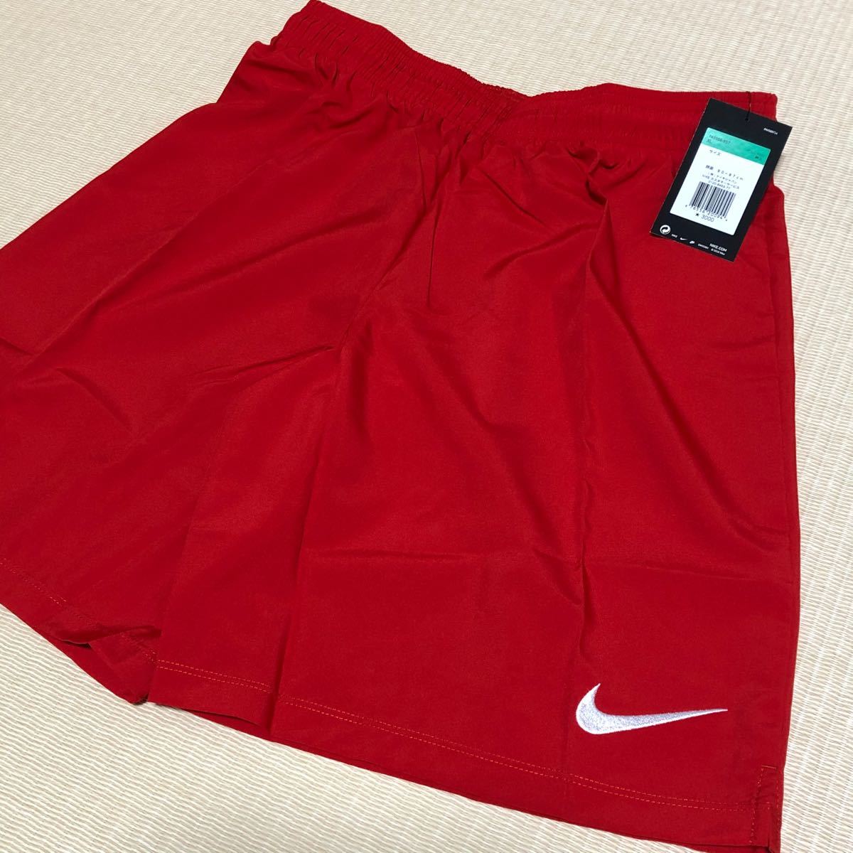 NIKE メンズL ショートパンツ スウェット 赤 ビッグスウッシュ NIKE ナイキ ショートパンツ 赤 XLサイズ メンズ ゲームパンツ