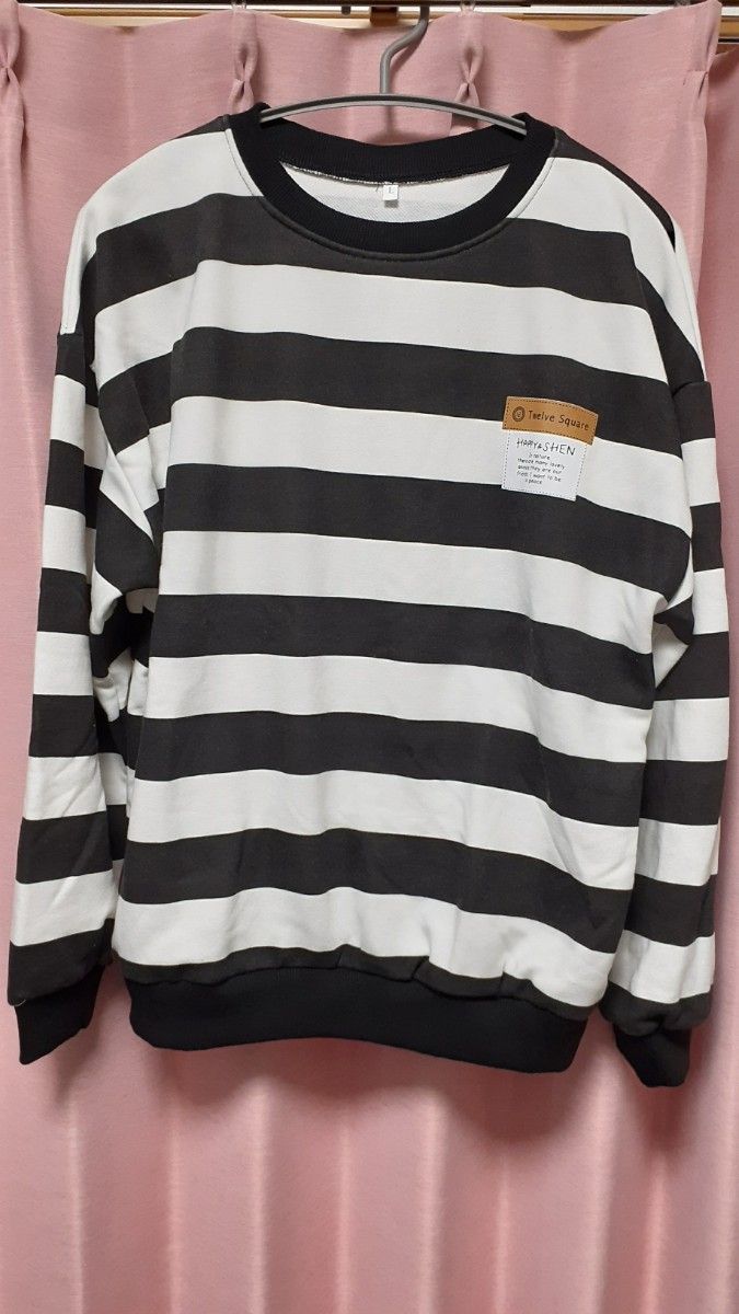 トレーナー　ボーダー　Mサイズ　長袖