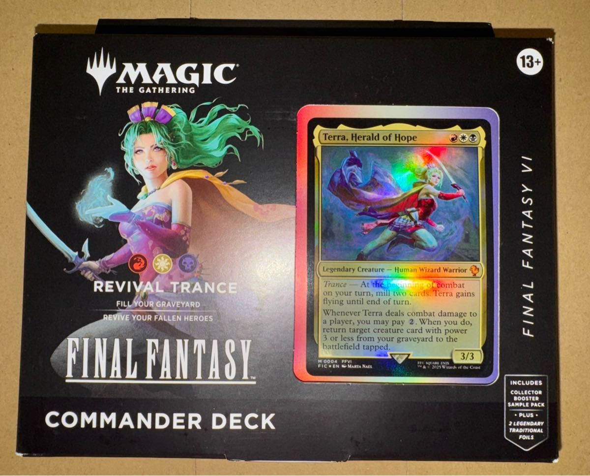 【開封済サンプルパックなし】コレクター版統率者 デッキ トランス・リアニメイト MTG FINAL FANTASY 統率者デッキ 英語版 トランス・リアニメイト