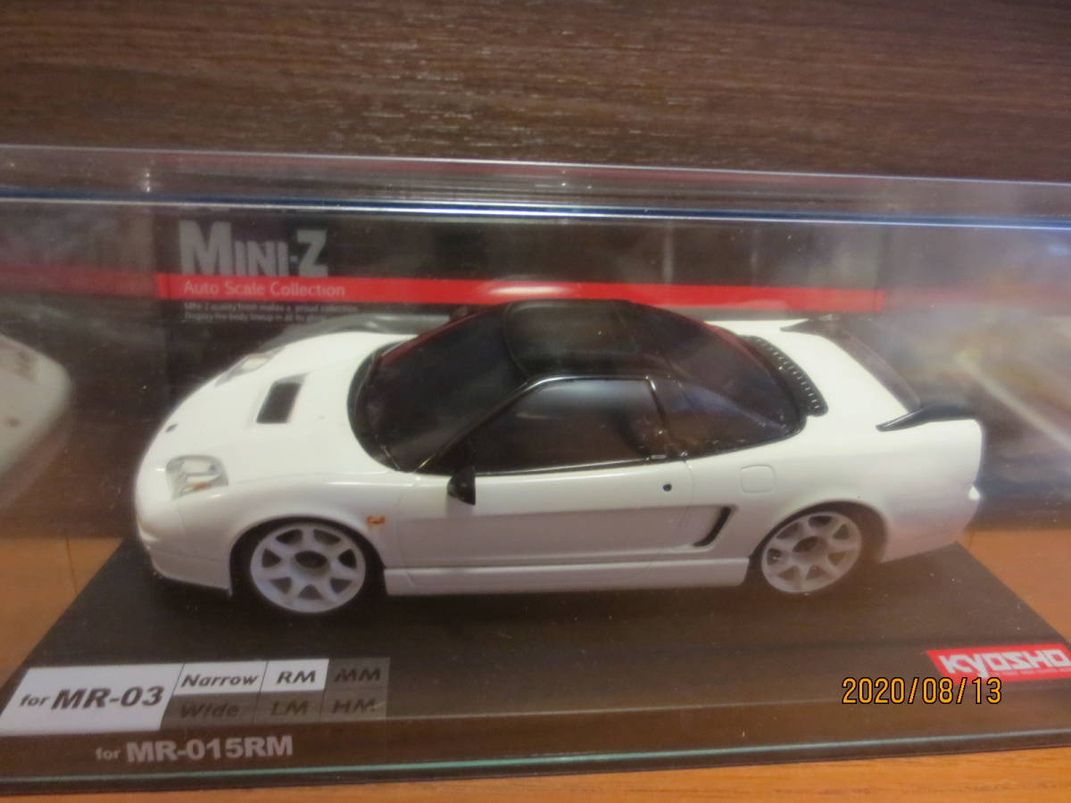 京商 ミニッツ 　ホンダ　NSX-R　2002　チャンピオンシップホワイト　MZP132W