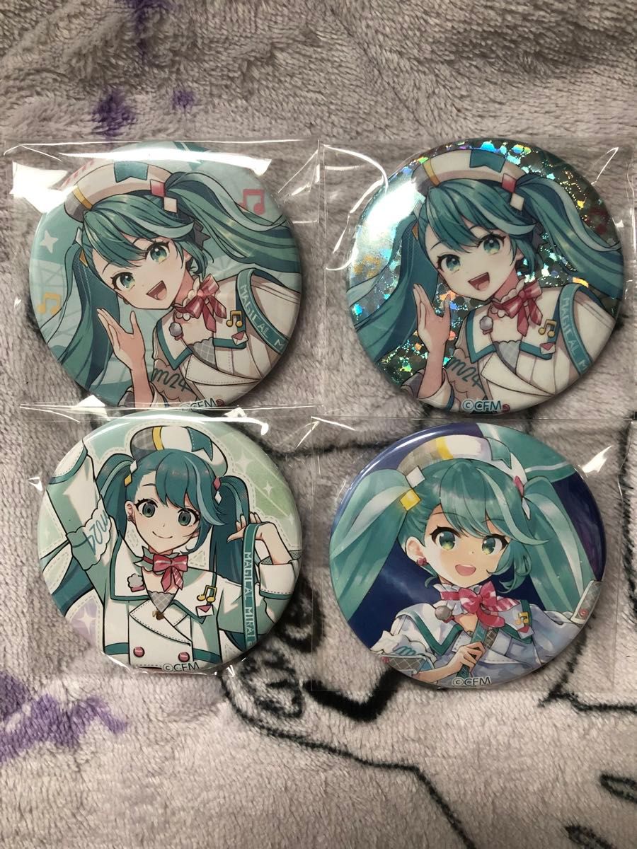 初音ミク マジミラ 2024 缶バッジ アニメイトカフェ まとめ売り マジカルミライ2024 初音ミク 缶バッジ 4個セット マジミラ
