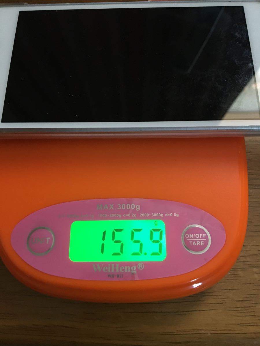 デジタルスケール　0.1〜3kg計測　カラーオレンジ　新品　最終1個