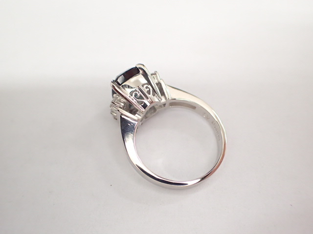  beautiful goods Kyocera kre sun veil Pt900 repeated crystal alexandrite 2.63ct diamond total 0.15ctte The Yinling g ring 