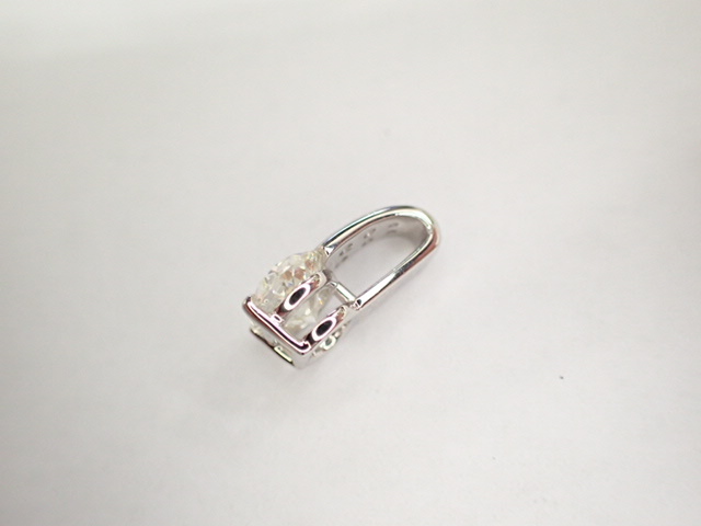  прекрасный товар Tasaki Shinju tasakiPt900 крупный! diamond 1.284ct(M-VVS2) др. diamond итого 0.07ct подвеска с цепью 