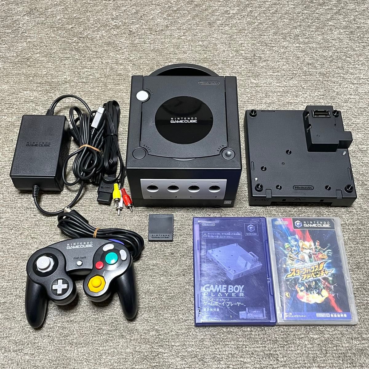 ゲームキューブ ゲームボーイプレイヤー ブラック GC Nintendo ゲームキューブ本体 ゲームボーイプレイヤー ブラック