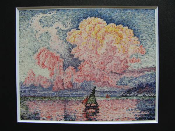 Signac、Antibes:The Pink Cloud、希少画集画、新品額付 送料無料、gao_画像3