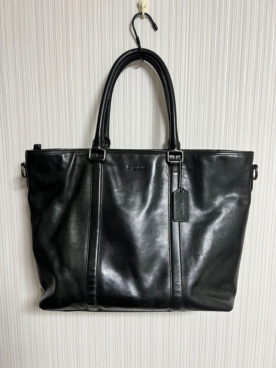 COACH ◆ レザー ハンドバッグ トートバッグ COACH レザー トートバッグ 本革 黒|Yahoo!フリマ(旧PayPay