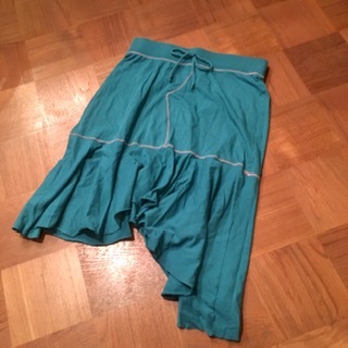 【海外】カットオフスカート　size/ S　ブルーグリーン系　USA_画像1