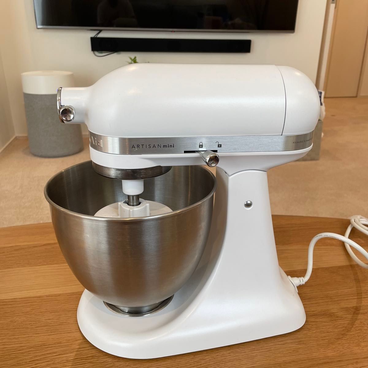 【美品】KitchenAid ホワイト スタンドミキサー KitchenAid スタンドミキサー artisan miniホワイト|Yahoo
