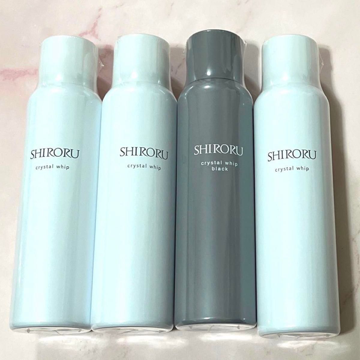 【新品未使用】シロル クリスタルホイップ SHIRORU 4本セット クリスタルホイップ4本セット(白3本と黒1本)|Yahoo!フリマ(旧