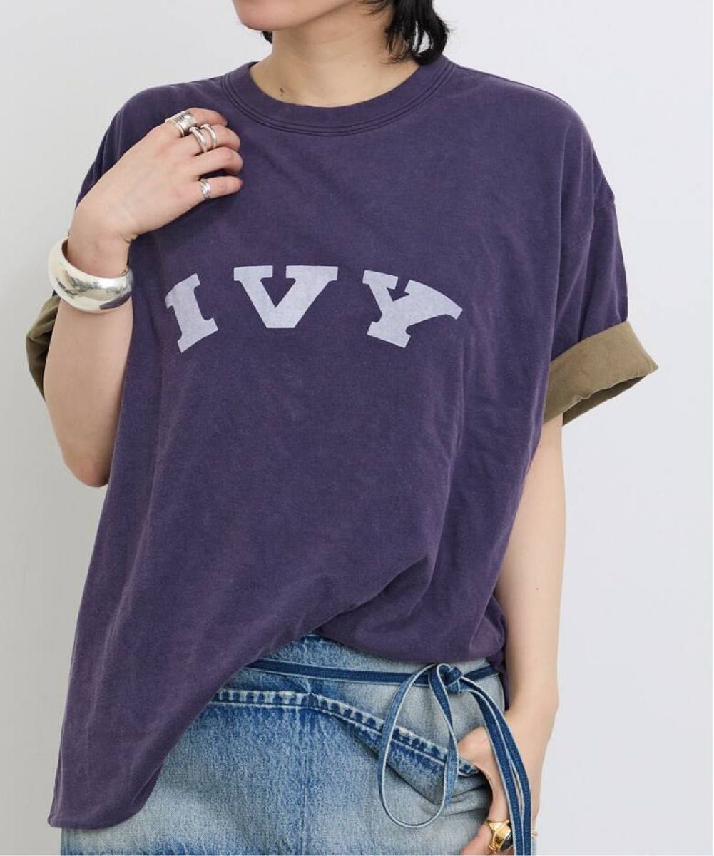 【タグ付き未使用】L'Appartement REMI RELIEF TEE L'Appartement【REMI RELIEF/レミ レリーフ】 Reversible T