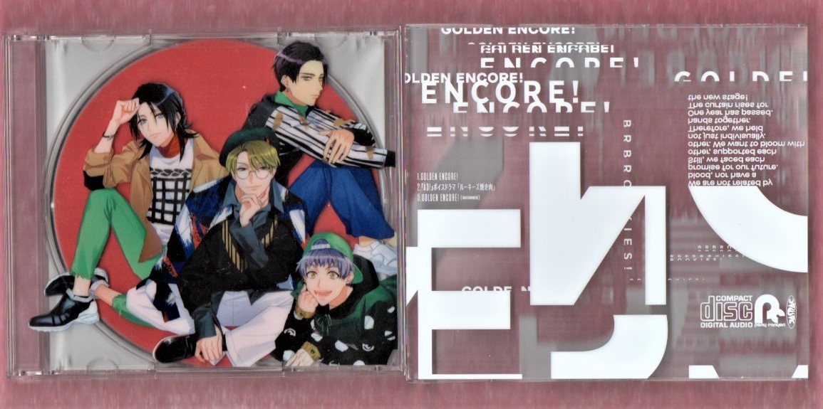 Σ イケメン役者育成ゲーム A3! 主題歌 CD/GOLDEN ENCORE!/BRBRookies! 卯木千景 兵頭九門 泉田莇 ガイ/羽多野渉 畠中祐 小西成弥 日野聡_※プラケースは交換済みです。