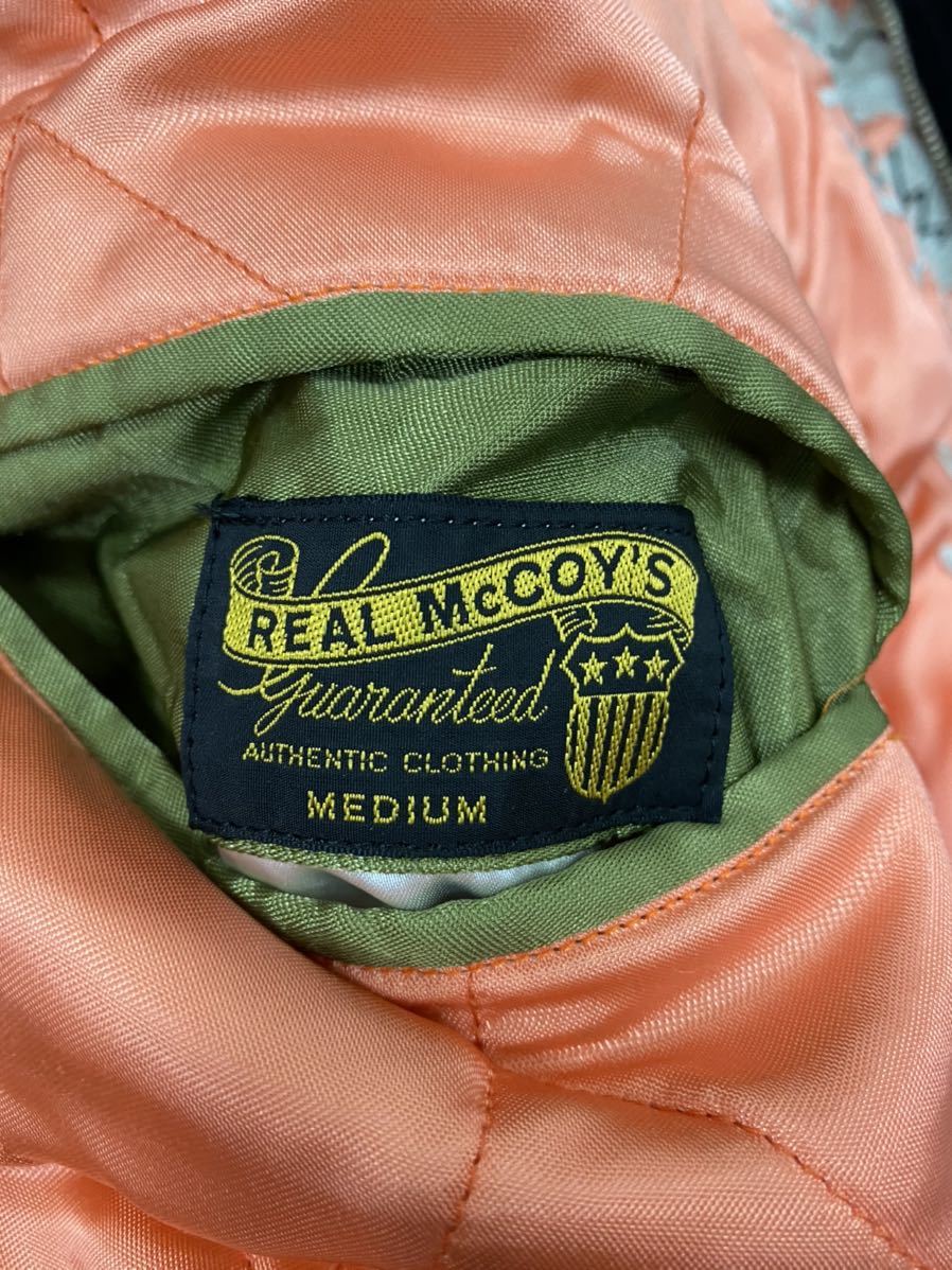 REAL McCOY リアルマッコイ ) 別珍×サテン タカ 鷹 × 18th FIGHTER