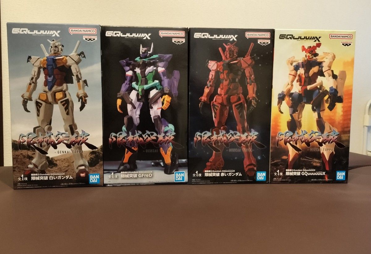 ガンダムジークアクス フィギュア4種セット 新品未開封】機動戦士Gundam GQuuuuuuX 限械突破 ジークアクス