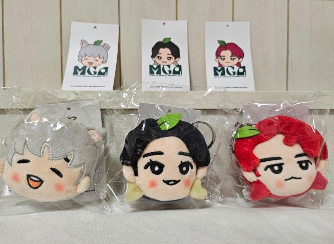 Mrs. GREEN APPLE ソウルコンぬいぐるみキーリング&タオル4点 限定 Mrs GREEN APPLE ミセス ソウル コン プラッシュキーリング