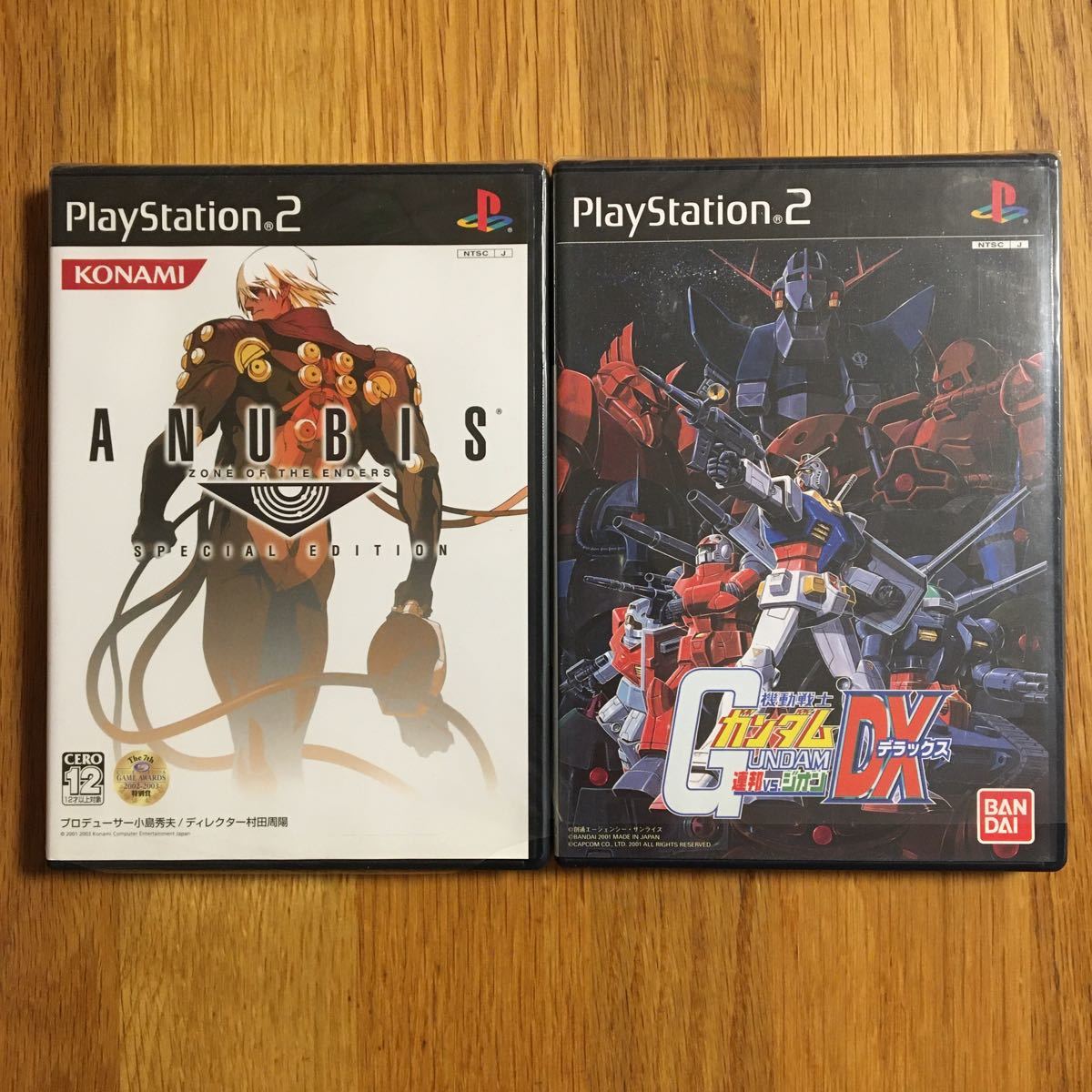 PlayStation2 PS2 ANUBIS GUNDAM アヌビス スペシャルエディション 機動戦士ガンダム 連邦vsジオンDX 通常盤 ソフト 2本_画像1