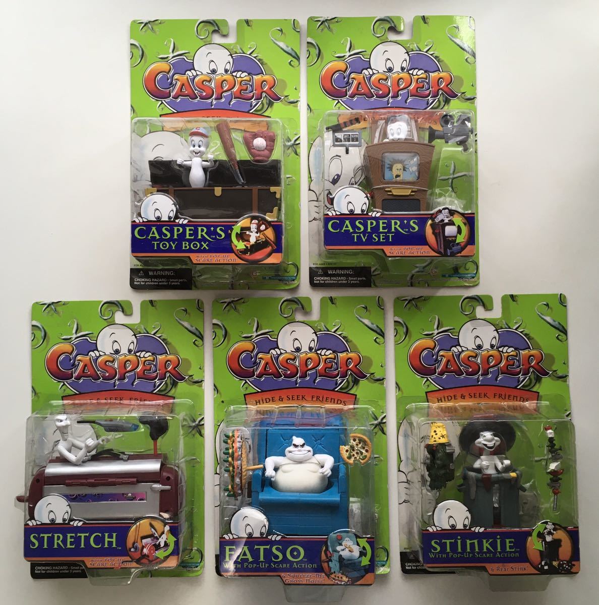 通販企業 Casper キャスパー Hide N Seek Friends Figure 全5 Set 1997 Trendtrendmasters ネット直販店 Kepulauansulakab Go Id