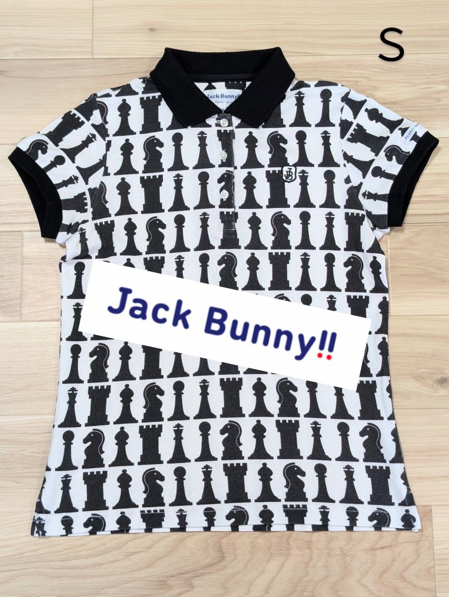 タグ付新品Jack Bunny!! PEARLY GATESポップ柄ポロシャツ ジャックバニー】ポロシャツ(Sサイズ)|Yahoo!フリマ(旧