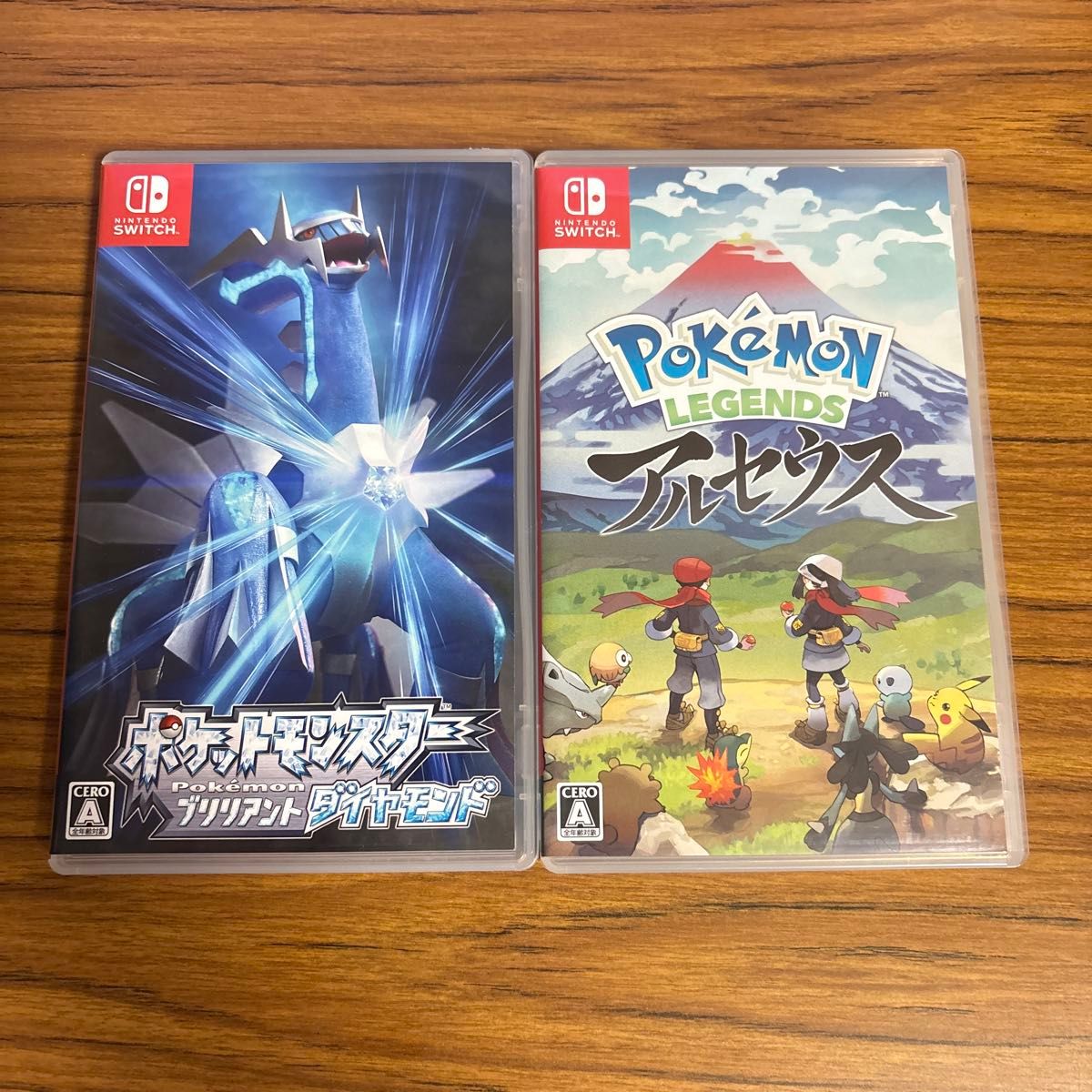 【動作確認済】任天堂Switch ポケモン ブリリアントダイアモンド アルセウス Nintendo Switch LEGENDS アルセウス ポケットモンスター